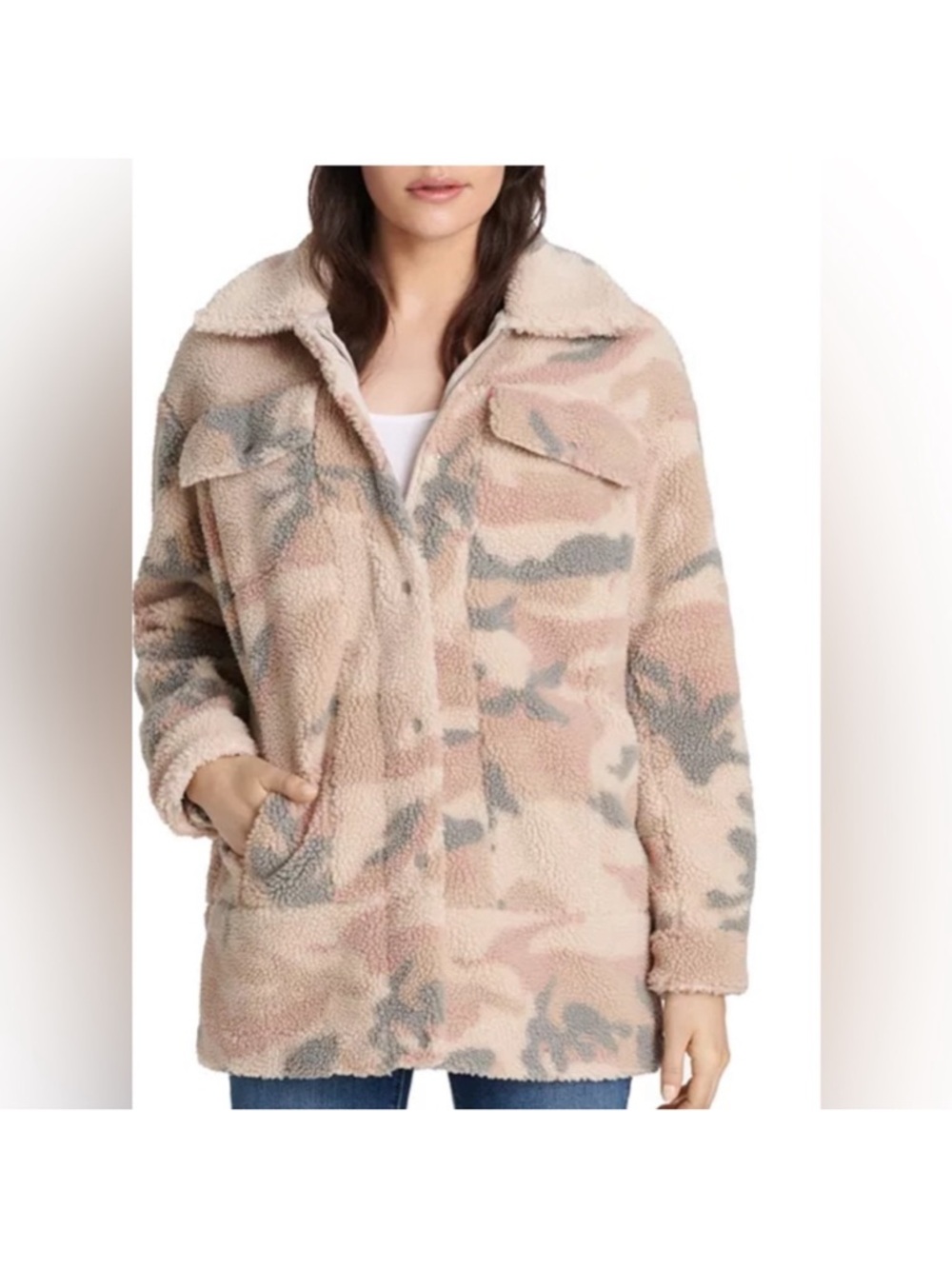 Levi’s Camouflage Sherpa Trucker Jacket